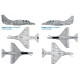 Italeri OA-4M Skyhawk 1/72 90165 showcasing detailed cockpit features, compact jet-fighter design and military aviation realism