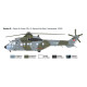 Italeri 1/72 AS332 Super Puma model kit 91096 offering detailed surface textures, clean assembly and display-ready presentation