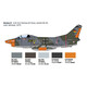 Italeri 92645 1/48 FIAT G.91 R Military Jet Replica