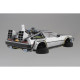 Back to the Future Part II – Aoshima 1/24 Time Machine model kit with Mr. Fusion reactor and gull wing doors