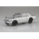 Aoshima KPGC10 Skiline HT 2000GT-R 1970 Silver A006589 Front-Left