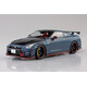 Aoshima R35 Nissan GT-R Nismo Special Edition 2022 Nismo Stealth Gray 006593