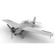Airfix 1/72 Grumman F4F-4 Wildcat A02070 featuring detailed WWII naval fighter styling and authentic US Navy markings