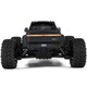 Arrma Big Rock Crew Cab Monster Truck, Black ARA4312V4T1 Rear