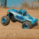 Arrma Quake 4S 1/8 scale White Blue ARA4437T2 showcasing oversized tyres, responsive handling and extreme terrain performance