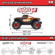 Arrma Quake 4S White Blue ARA4437T2 delivering powerful acceleration, rugged durability and exciting off-road action
