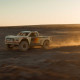 Arrma ARA7604V3T2# Mojave 6S 4X4 Brushless in beige with rugged body panels and wide‑stance stability