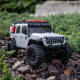 Axial SCX30 Jeep Wrangler JLU 1/30 4X4 RTR Brushed Rock Crawler White with authentic off‑road styling