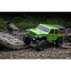 AXI00005V2T3 SCX24 Jeep Gladiator Green Action