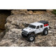 AXI00005V2T4 SCX24 Jeep Gladiator White Action