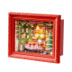 Robotime Rolife Christmas Eve Party 3D Wooden Puzzle with festive dining table and glowing shadow box