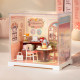 Robotime DWS02 – Finished Miniature Tea Room with Sunny Window and Relaxing Atmosphere
