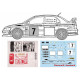 Fujimi FUJ04766 1/24 Lancer Evolution VII WRC Rally Model ID-311 featuring detailed bodywork and authentic WRC aero parts