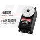 Hitec HRC31077S HS-77BB Standard Analog Low Profile Servo - High-Torque RC Servo