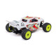 Losi 1/28 Micro-T 2S 2WD RTR Stadium Truck - White Spektrum SLT2 Transmitter