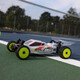 Losi 1/24 Micro-B 2S 2WD RTR Race Buggy - White TLR-Inspired RC Buggy