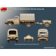 MiniArt 53066 G7117 truck set with finely moulded cargo bed, detailed cab interior and water trailer assembly