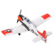 Prime RC Mini T28 Trojan Red micro RC plane with accurate T‑28 proportions, lightweight construction and ready‑to‑fly setup