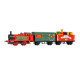 Rechargeable Christmas Train Set – OO Gauge Steam Locomotive with Lights and Sound
