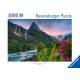 Ravensburger 4000 piece Stunning Mountain Vibes puzzle (RB00811-8) showcasing panoramic mountain landscape artwork