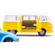 Siku VW T1 Transporter with Trailer and Beetle 2567 showcasing crisp moulding and vintage Volkswagen design