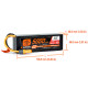 Spektrum 5000mAh 4S Smart Battery SPMX54S50H5# featuring integrated Smart electronics and IC5 connector