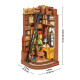 Rolife Silent Corner Study – Assembled DIY Miniature Room with Warm Lighting