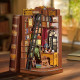 Silent Corner Study TGE02 – 3D Wooden Puzzle Insert for Bookshelf Display