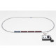Tomix N Scale Starter Set SD EF 210 featuring container train, track oval and power pack for easy layout setup