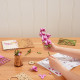 Robotime TW091 – Elegant Wooden Orchid Puzzle for Botanical Decor and Craft Enthusiasts